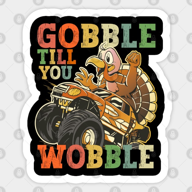 Funny ThanksGiving Turkey Sticker by JayD World